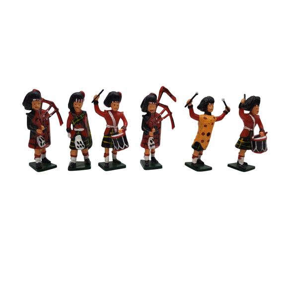 Scottish Bag Piper Music Band Miniature Figures - Picture 1 of 9